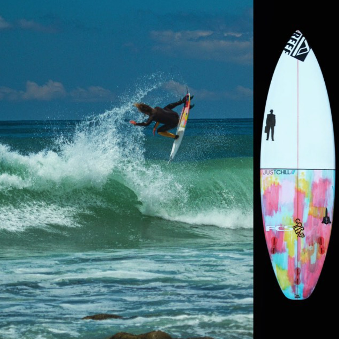 nick rozsa air on the sr-71 shortboard