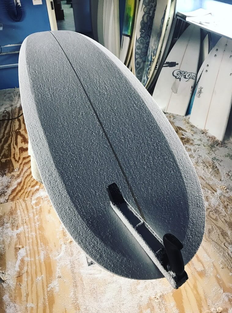 Proctor Performance Longboard hull contours & chimes