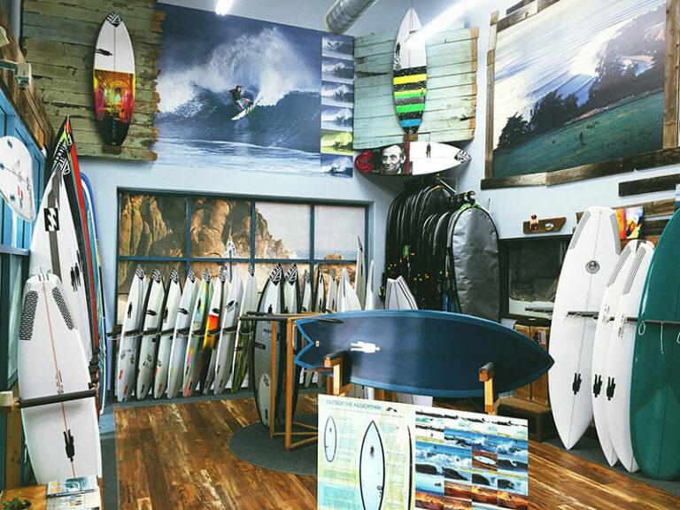 proctor surfboards showroom