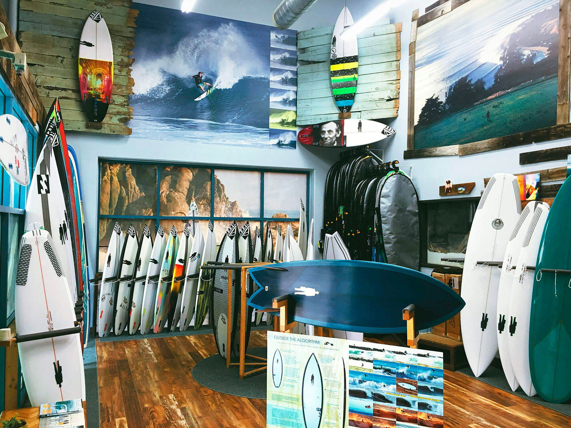 proctor surfboards factory showroom