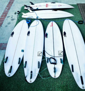 ventura county surfboard quiver custom tuned by shaper todd proctor