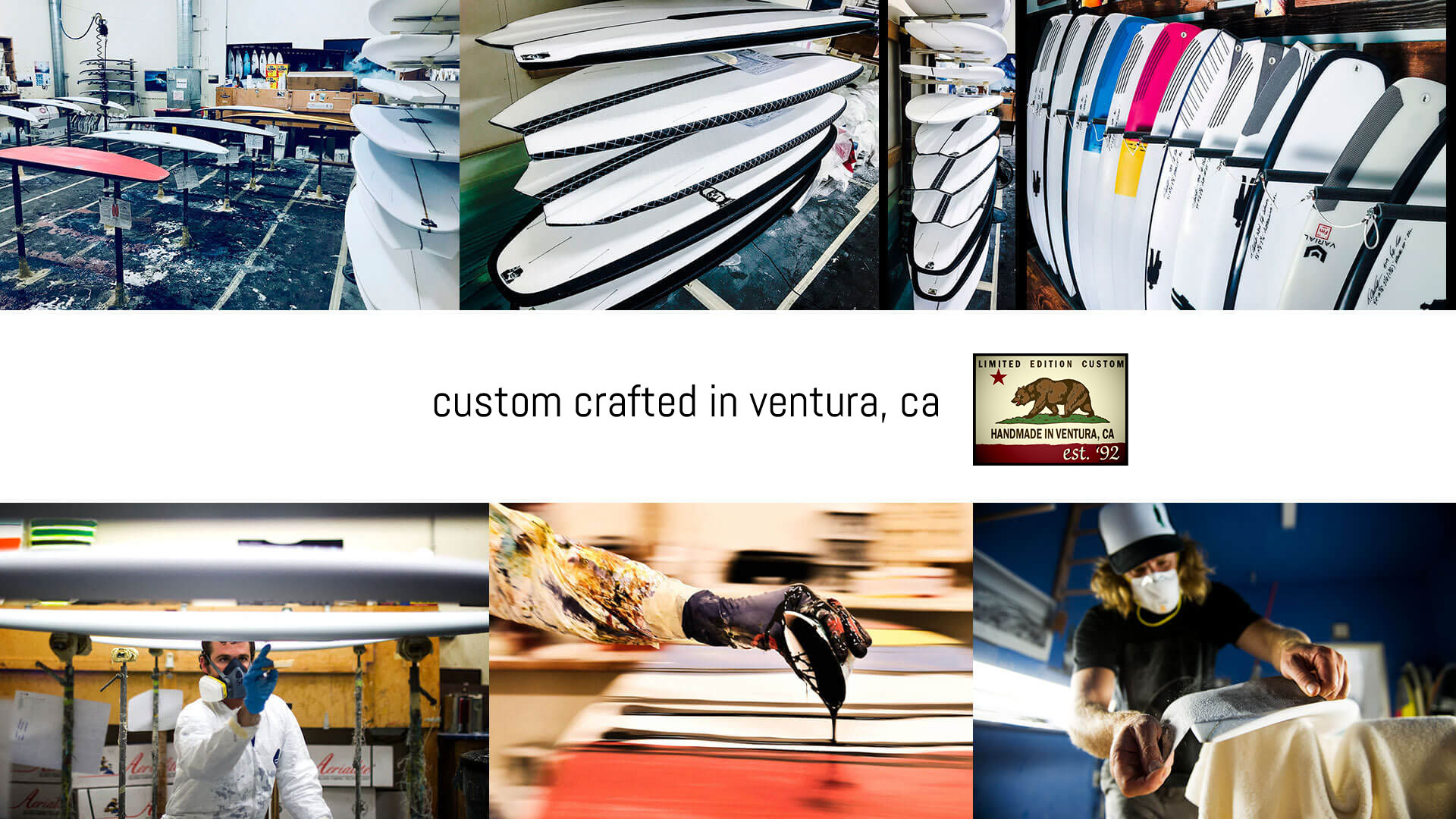 proctor surfboards factory and showroom in ventura, ca