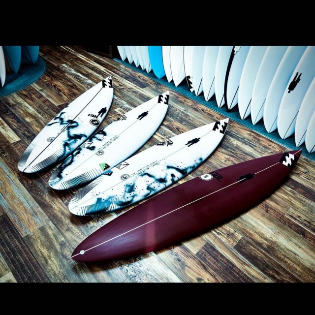 @petemendia stopped in on his way to the North Shore. Here’s part of his new Hawaii quiver. 1) 6’1” x 19 1/2” x 2 11/16” 33L #Supernaturalsurfboard 
So what is the Supernatural you ask?…a new board concept descended from its predecessors the #Superaboundsurfboard intertwined with the #Procco2030surfboard It’s the latest performance shortboard epiphany. I first heard of this new board when the voice of God spoke into my mind while Beethoven’s 7th symphony resounded within the walls of my skull…the sounds of each in unison speaking of a board I ought to bring to fruition…and that’s how the first Supernatural was birthed. 2) 6’3” x 19 3/8” x 2 11/16” 33L #Supernaturalsurfboard slight step-up 3) 6’4” x 19 1/4” x 2 11/16” 33.5L #Flyinlionsurfboard step-up 4) 7’6” x 19” x 3” #Pipecleanersurfboard 
Pete is 6’2” 190lbs. 
Slide two features a whole new look way beyond blue steel. It’s called “Crazed Eagle Swooping” 🦅 
Slide three features Pete swooping into some River tubes during the 50 year Cali storm. 
@billabong_usa @billabong @gardenoflife @nomadsurfshop @freak_traction @sushijoflorida @crowdcontrolsurf @electric_surf