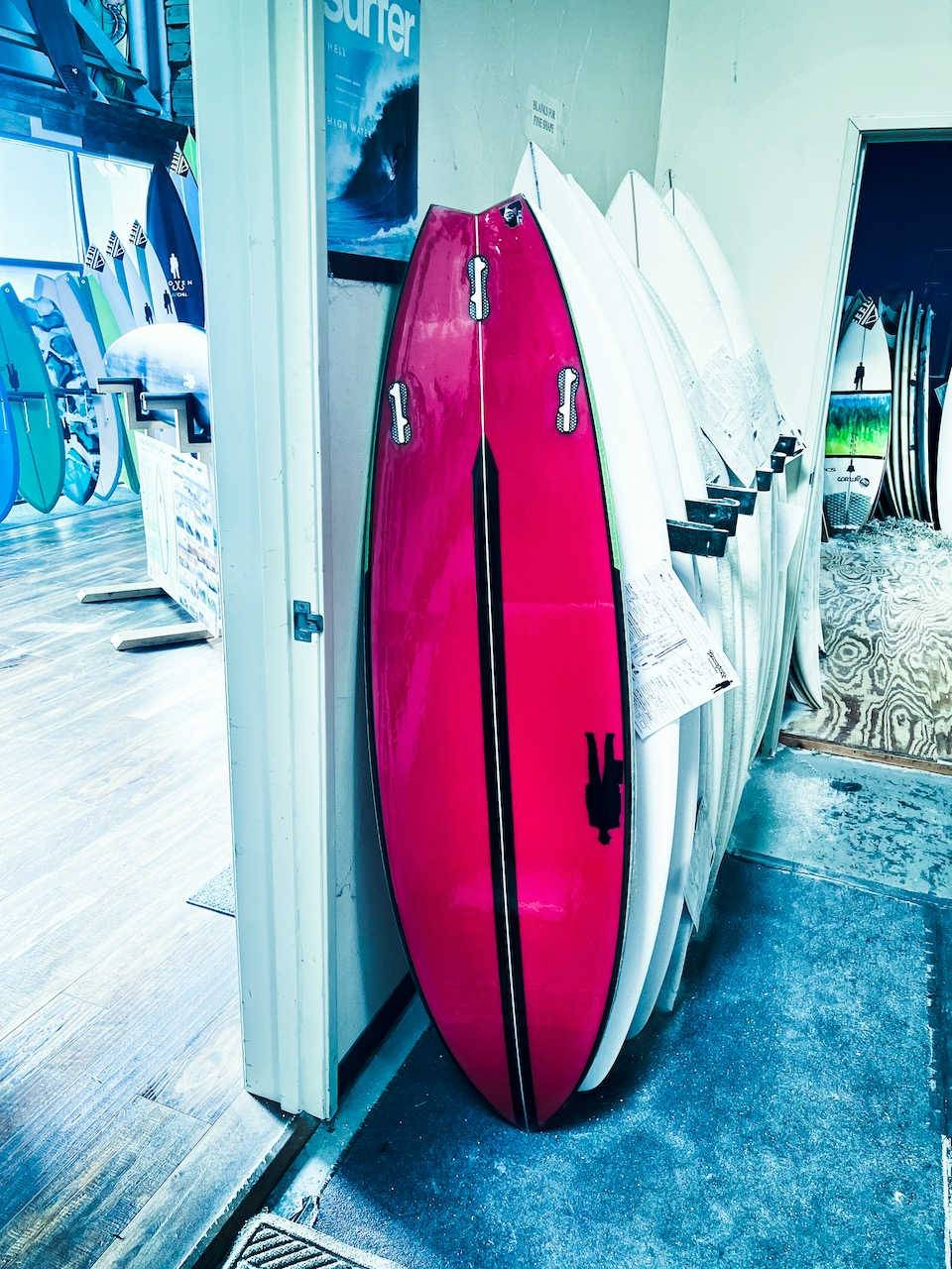 pavarotti magenta groveler surfboard
